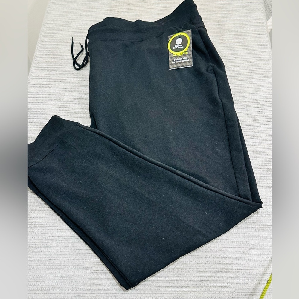 NWT Athletic Works Men’s 2XL‎ (44-46) Black Pants